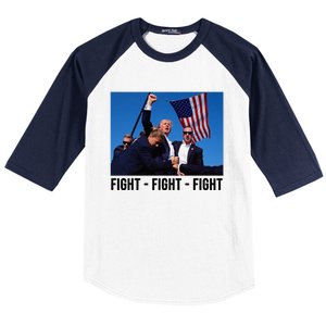 Fight Fight Fight Donald Trump Rally You Missed Proud American Usa Election Baseball Sleeve Shirt