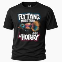 Fly Fish Fisher Quote For Fly Casting And Fly Tying Great Gift Cooling Performance Crew T-Shirt
