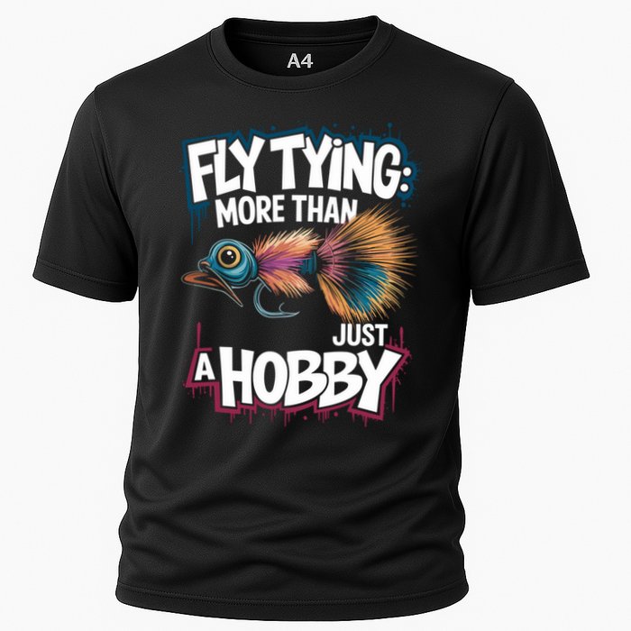 Fly Fish Fisher Quote For Fly Casting And Fly Tying Great Gift Cooling Performance Crew T-Shirt