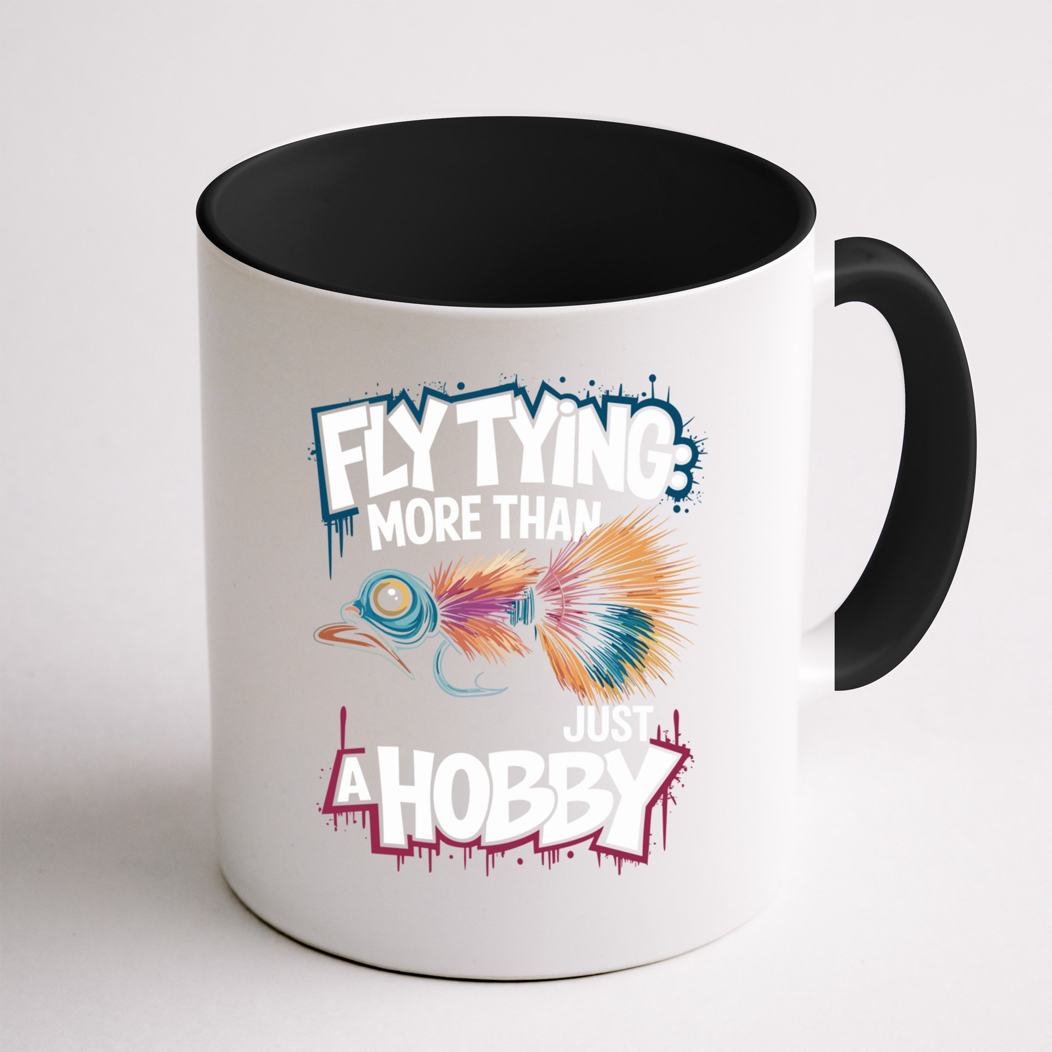 Fly Fish Fisher Quote For Fly Casting And Fly Tying Great Gift Mug