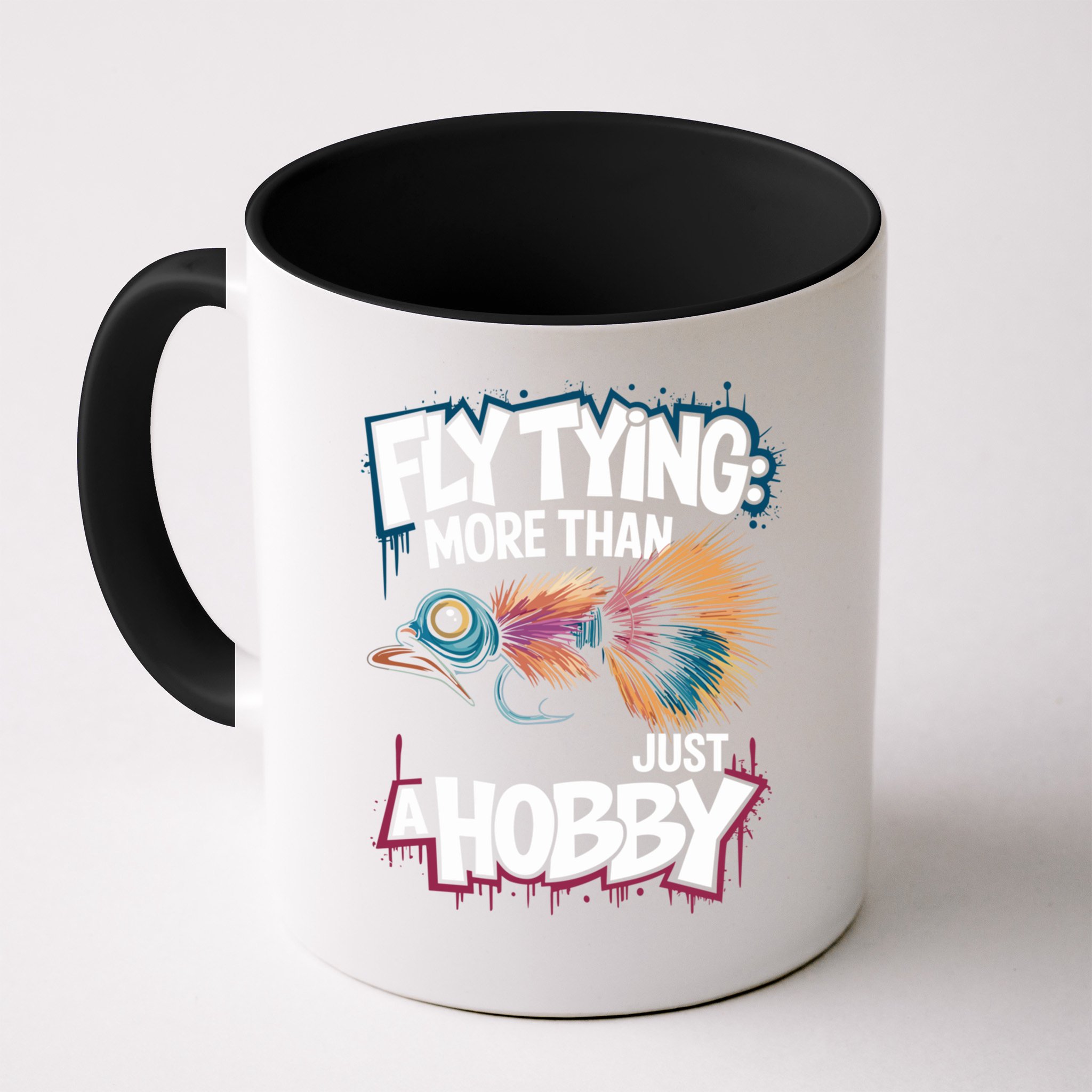 Fly Fish Fisher Quote For Fly Casting And Fly Tying Great Gift Mug