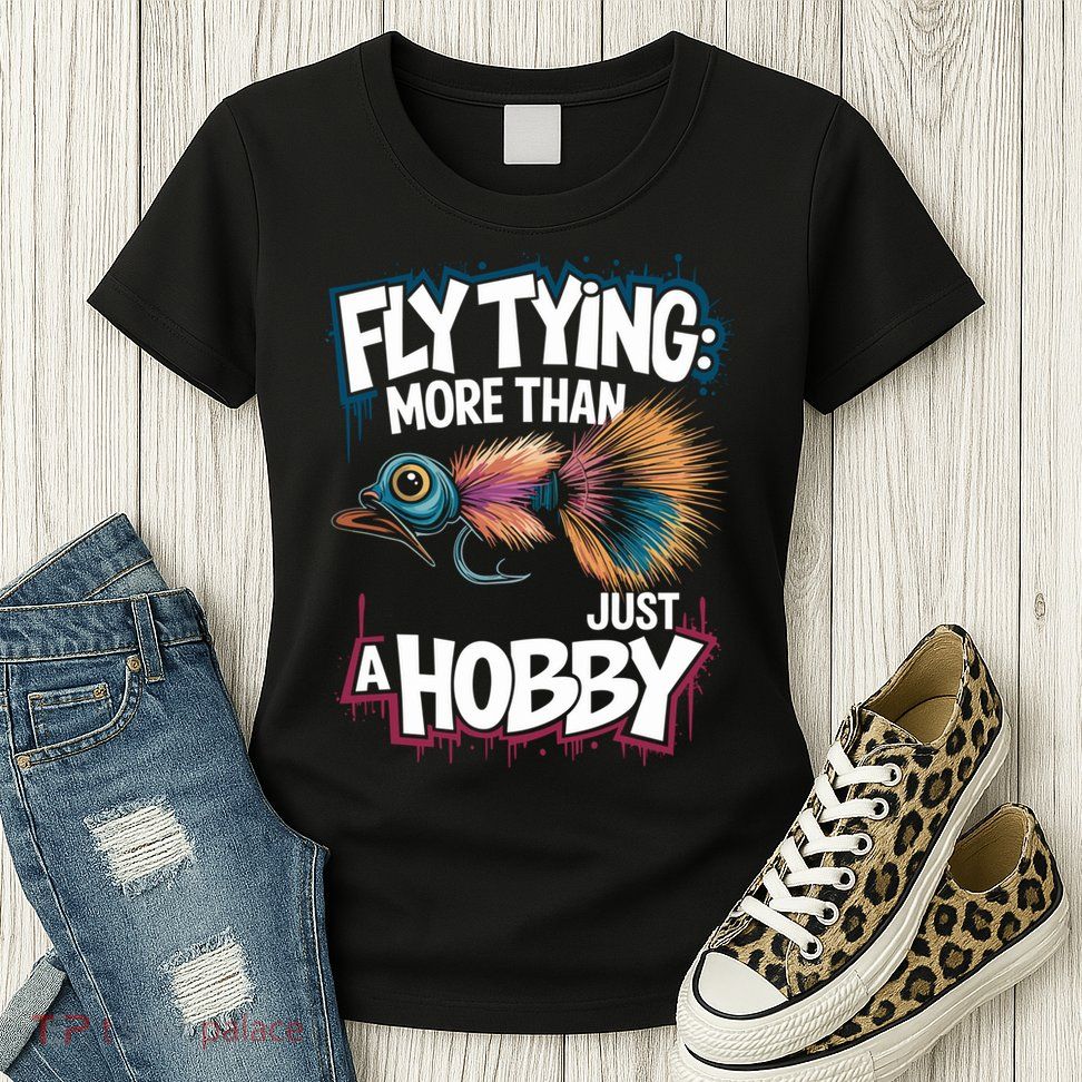 Fly Fish Fisher Quote For Fly Casting And Fly Tying Great Gift Womens T-Shirt