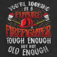 Future Firefighter Funny Cool Comfort Performance Bucket Hat