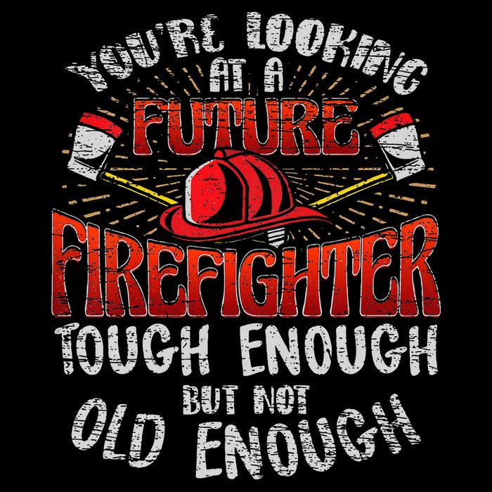 Future Firefighter Funny Backpack
