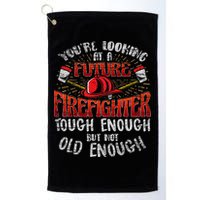 Future Firefighter Funny Golf Towel