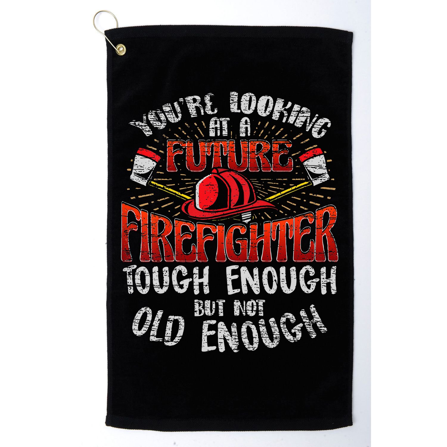 Future Firefighter Funny Golf Towel