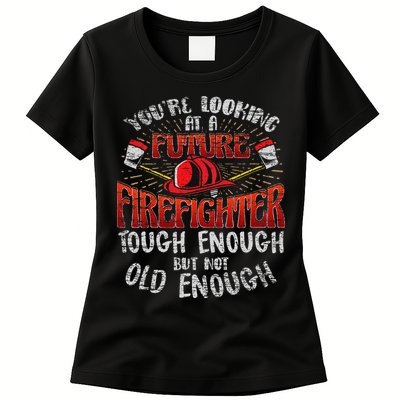 Future Firefighter Funny Womens T-Shirt
