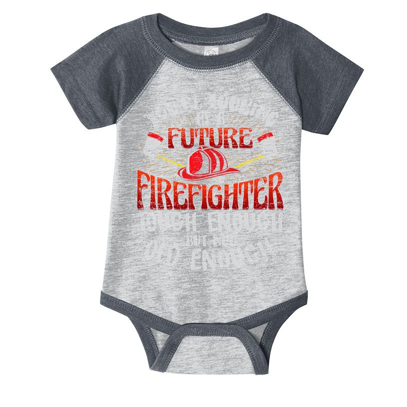 Future Firefighter Funny Infant Baby Jersey Bodysuit