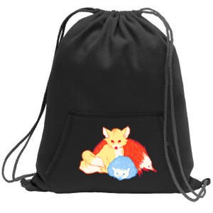 Fast Friends Sweatshirt Cinch Pack Bag