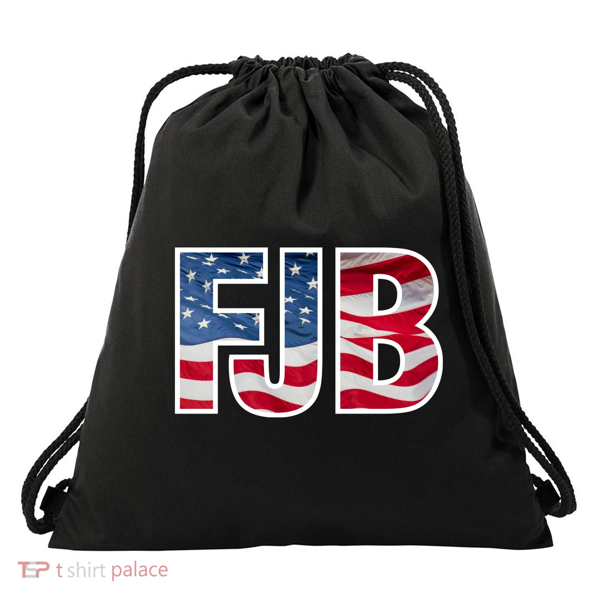FJB Flag Drawstring Bag
