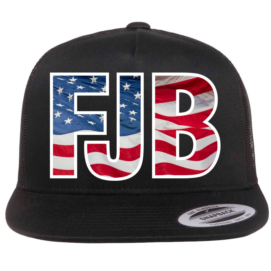 FJB Flag Flat Bill Trucker Hat