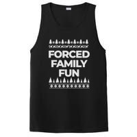 Forced Family Fun Sarcastic Adult PosiCharge Competitor Tank