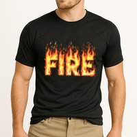 Fire Flame Fire And Ice Costume Cooling Performance Crew T-Shirt