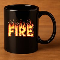 Fire Flame Fire And Ice Costume 11oz C Handle Ceramic Mug