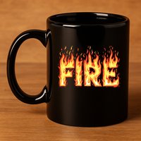 Fire Flame Fire And Ice Costume 11oz C Handle Ceramic Mug