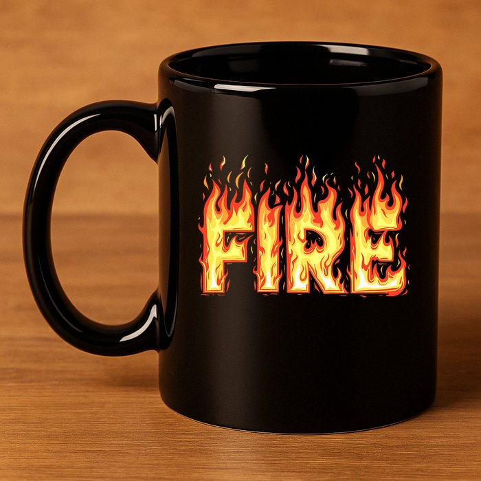 Fire Flame Fire And Ice Costume 11oz C Handle Ceramic Mug