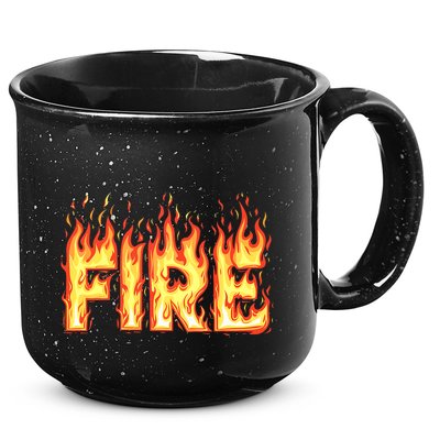 Fire Flame Fire And Ice Costume 15oz Campfire Ceramic Mug