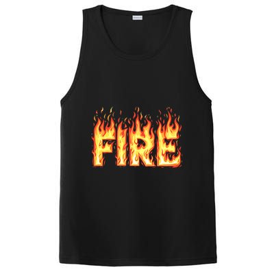 Fire Flame Fire And Ice Costume PosiCharge Competitor Tank