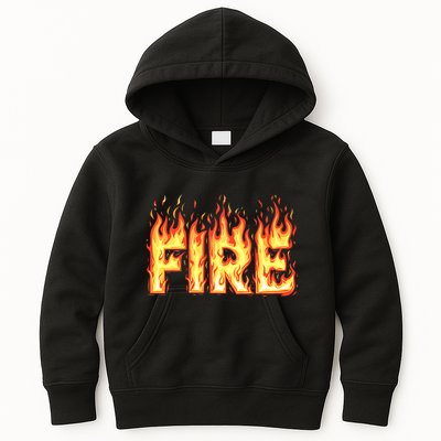 Fire Flame Fire And Ice Costume Kids Hoodie