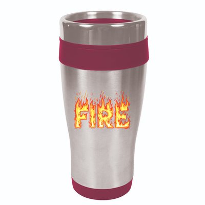 Fire Flame Fire And Ice Costume 16oz Travel Tumbler