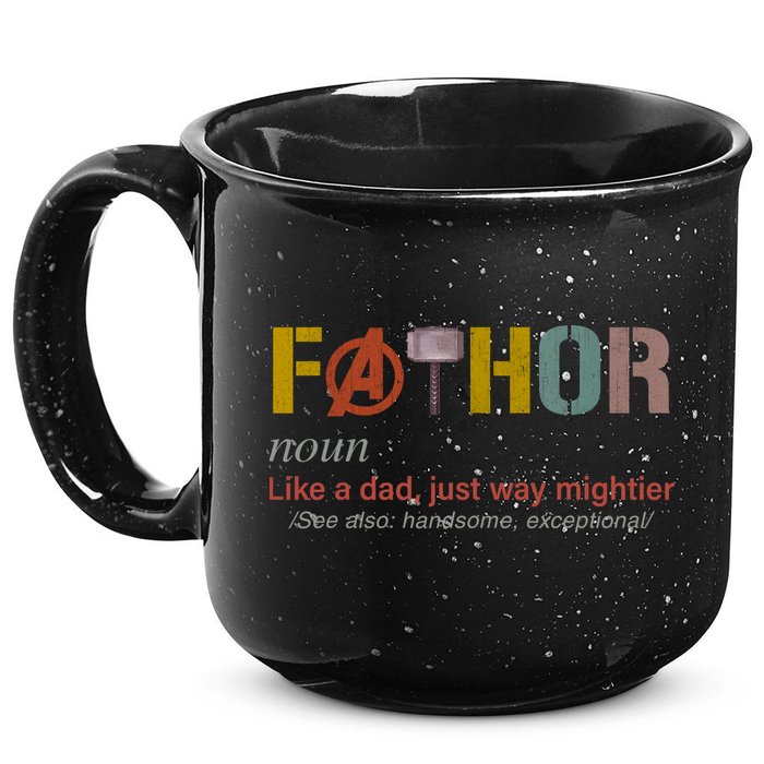 Fathor Funny Father Definition Funny Fathers Day 15oz Campfire Ceramic Mug