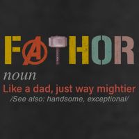 Fathor Funny Father Definition Funny Fathers Day Golf Towel