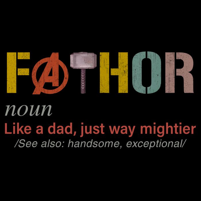 Fathor Funny Father Definition Funny Fathers Day Cropped Pullover Crew