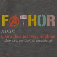 Fathor Funny Father Definition Funny Fathers Day Vector Backpack