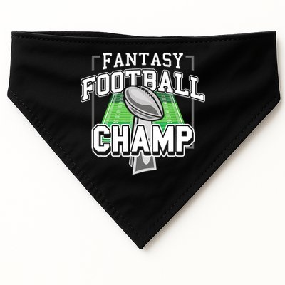 Funny Fantasy Football Champ Tee Fantasy Football Winner USA-Made Doggie Bandana