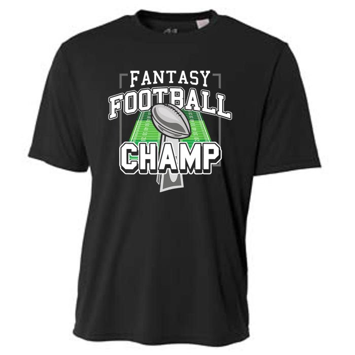 Funny Fantasy Football Champ Tee Fantasy Football Winner Cooling Performance Crew T-Shirt