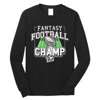 Funny Fantasy Football Champ Tee Fantasy Football Winner Long Sleeve Shirt