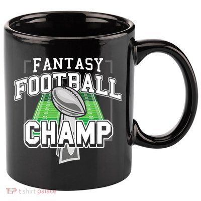 Funny Fantasy Football Champ Tee Fantasy Football Winner 11oz C Handle Ceramic Mug