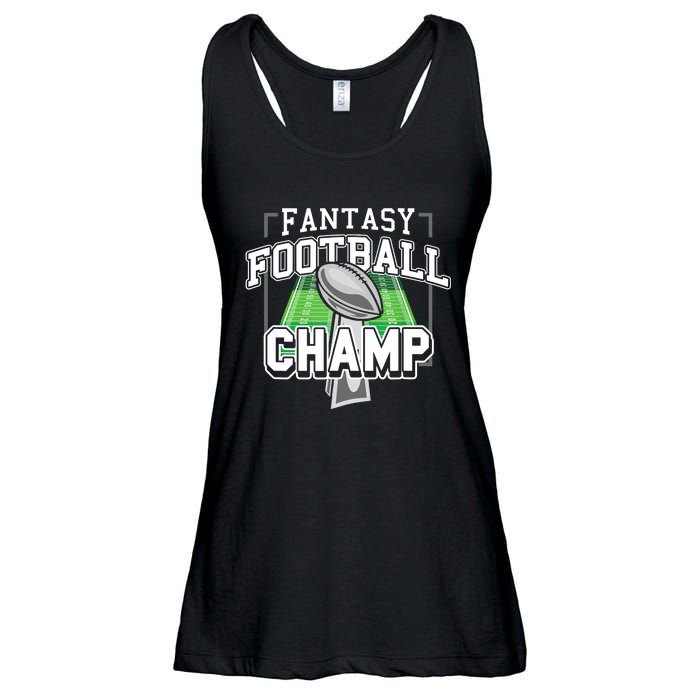 Funny Fantasy Football Champ Tee Fantasy Football Winner Ladies Essential Flowy Tank