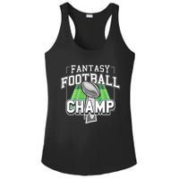 Funny Fantasy Football Champ Tee Fantasy Football Winner Ladies PosiCharge Competitor Racerback Tank