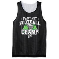 Funny Fantasy Football Champ Tee Fantasy Football Winner Mesh Reversible Basketball Jersey Tank