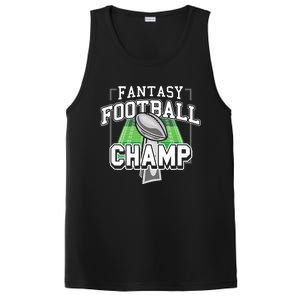 Funny Fantasy Football Champ Tee Fantasy Football Winner PosiCharge Competitor Tank