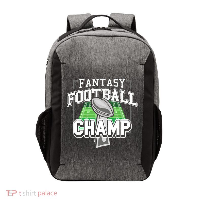 Funny Fantasy Football Champ Tee Fantasy Football Winner Vector Backpack