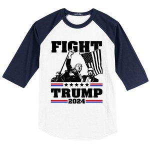 Fight Fight Fight Trump 2024 Baseball Sleeve Shirt