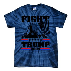 Fight Fight Fight Trump 2024 Tie-Dye T-Shirt