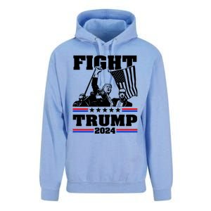 Fight Fight Fight Trump 2024 Unisex Surf Hoodie