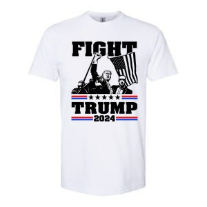 Fight Fight Fight Trump 2024 Softstyle CVC T-Shirt