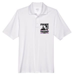 Fight Fight Fight Trump 2024 Men's Origin Performance Pique Polo