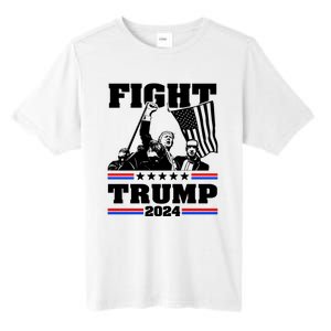 Fight Fight Fight Trump 2024 Tall Fusion ChromaSoft Performance T-Shirt