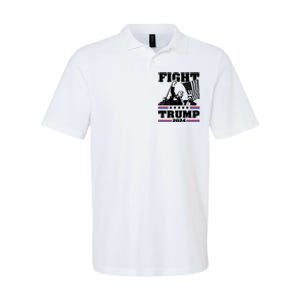 Fight Fight Fight Trump 2024 Softstyle Adult Sport Polo