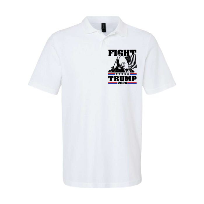 Fight Fight Fight Trump 2024 Softstyle Adult Sport Polo