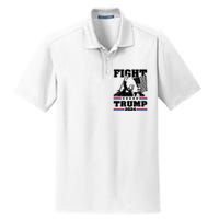 Fight Fight Fight Trump 2024 Dry Zone Grid Polo