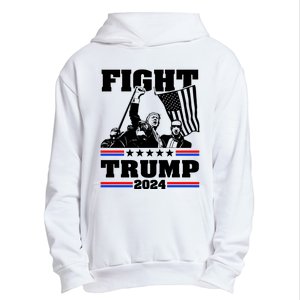 Fight Fight Fight Trump 2024 Urban Pullover Hoodie