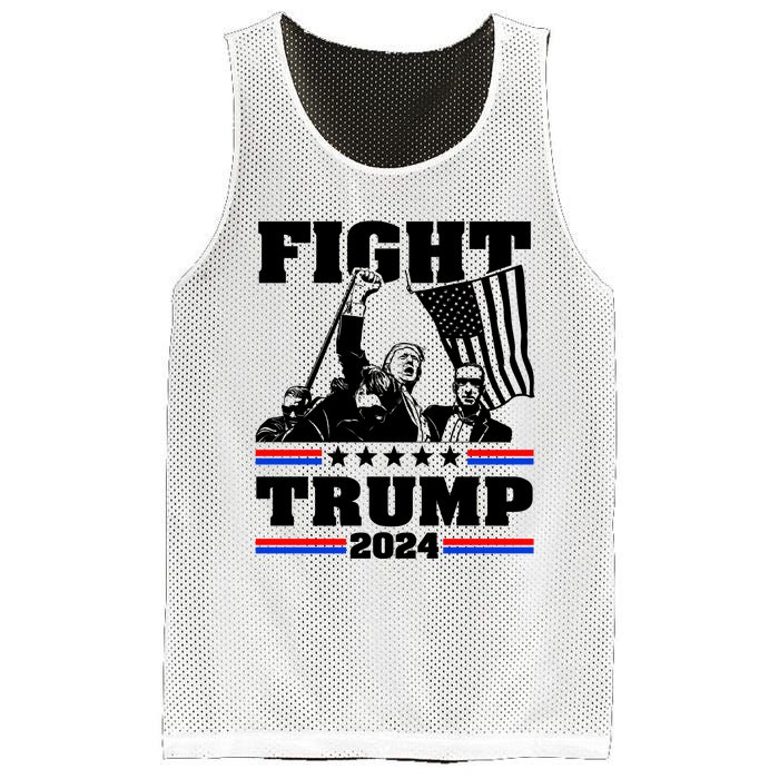 Fight Fight Fight Trump 2024 Mesh Reversible Basketball Jersey Tank