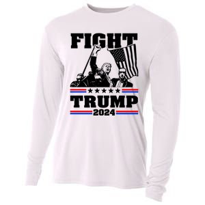 Fight Fight Fight Trump 2024 Cooling Performance Long Sleeve Crew