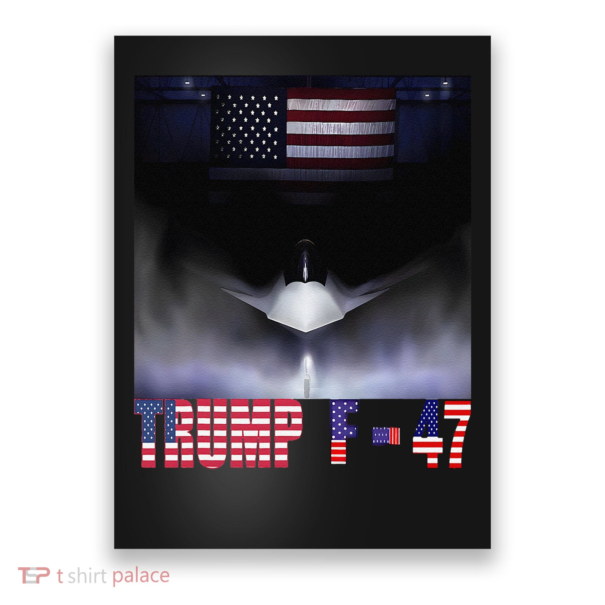 Funny F47 Fighter Jet Trump F-47 Jet Fighter Aircraft Poster